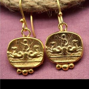 Gold Dangle Earrings